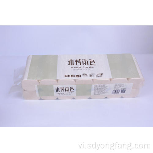 Giấy vệ sinh cuộn màu tự nhiên 1500g